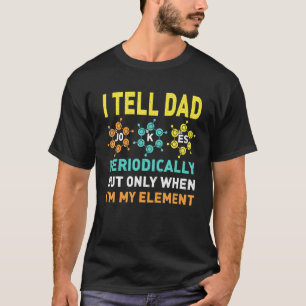 Mens Chemistry Chemist Vintage T-Shirts ich erzähl