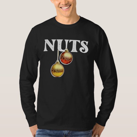 Mens Chest Nuts Matching Chestnuts Christmas Coupl T-Shirt (Vorderseite)