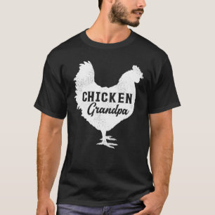 Mens Chicken Bird Bestes Hühnchen Großvater Vater T-Shirt