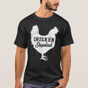 Mens Chicken Bird Bestes Hühnchen Stepdad Vater T-Shirt