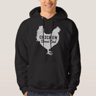 Mens Chicken Bird Der beste HühnerBonus Vater Vate Hoodie