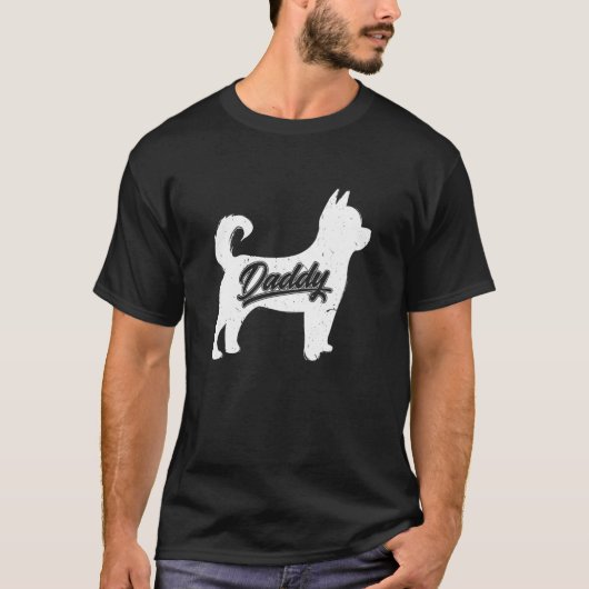 Mens Chihuahua Daddy T-Shirt (Vorderseite)