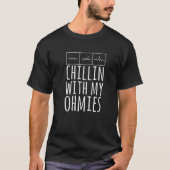 Mens Chillin mit meiner Ohmies Electrical Funny El T-Shirt (Vorderseite)