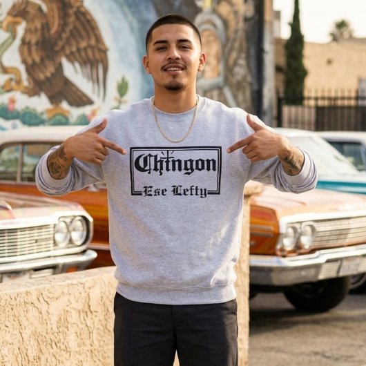 Mens Chingón Individuelle Name Sweatshirt