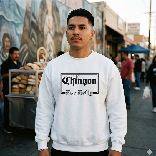 Mens Chingón Individuelle Name Sweatshirt