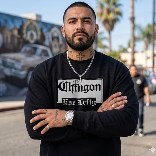 Mens Chingón Individuelle Name Sweatshirt