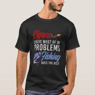 Mens Cigar Rauchen Angelgeschenk Kubanische Zigarr T-Shirt