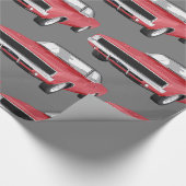Mens Classic Car Theme Geschenkpapier (Ecke)