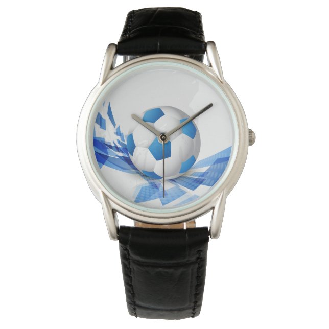 Mens Classic Watch/Fußball Armbanduhr (Vorderseite)