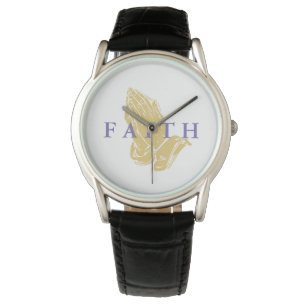 Mens Classic Watch-Hands des Gebet-Glaubens Armbanduhr