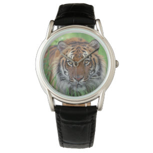 Mens Classic Watch/Wildlife Tiger Armbanduhr