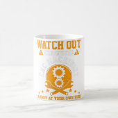 Mens CNC Machinist Funny Gift Kaffeetasse (Mittel)