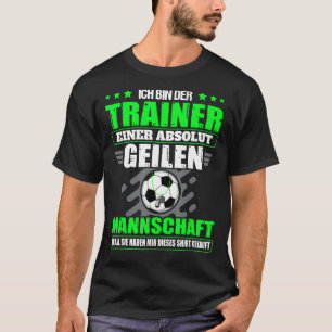 Mens Coach Football Trainer für einen absolut Cool T-Shirt