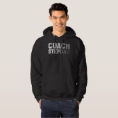 Mens Coach Stepdad Fußball Basketball Coac Hoodie (Vorne ganz)