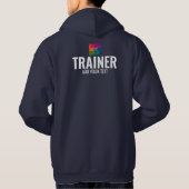 Mens Coach Trainer Navy Blue Hoodie (Rückseite)
