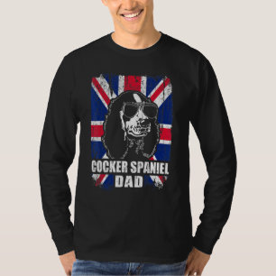 Mens Cocker Spanischer Vater Coole Flagge des Vere T-Shirt