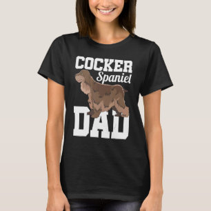 Mens Cocker Spanischer Vater Dog Süße Tier Pet Coc T-Shirt