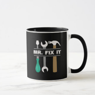 Mens Coffee Tasse Mr. Fix It Tools