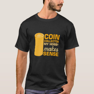 Mens Coin Collector mein Hobby macht Cents Vintag T-Shirt