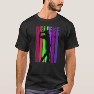 Mens Colorful Retro Golfo Geburtstag Motivierend T-Shirt