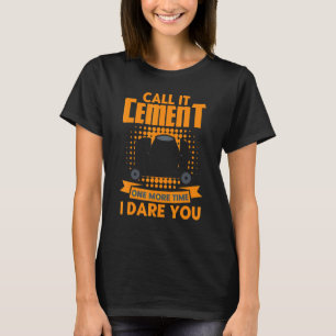 Mens Concrete Worker nennt IT Cement Vintage Besor T-Shirt