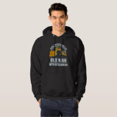 Mens Construction Worker Heavy Equipment Excavator Hoodie (Vorne ganz)