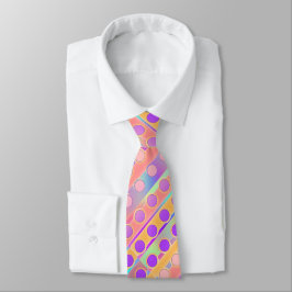 MENS COOL CIRCLES DESIGN NECKTIE KRAWATTE
