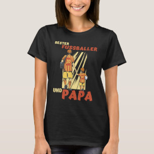 Mens Cool Football Papa Vater Kapitän Goalkeeper T-Shirt