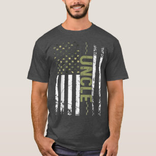Mens Cool Onkel American Patriotic USA Flaggen Vat T-Shirt