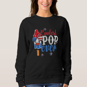 Mens Coolster Pop je amerikanische Flaggenbombe Ei Sweatshirt