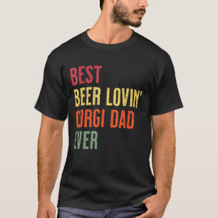Mens Corgi Beste Biersorte Corgi Vater jemals T-Shirt