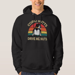 Mens Corgi Corgi Hintern Drive Me Nuts Tri Corgi Hoodie