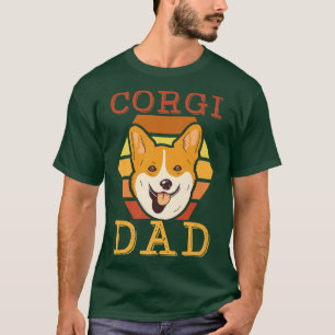 Mens Corgi Dog Welppies Corgi Vater T-Shirt