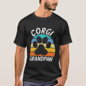 Mens Corgi Grandpa Shirt Funny Welsh Pembroke (Vorderseite)