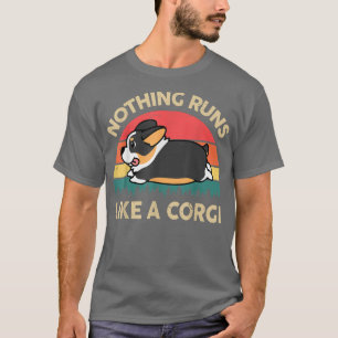 Mens Corgi Nichts läuft wie ein drei farbiger Corg T-Shirt