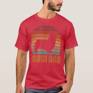 Mens Corgi Vater Dog Vater Vater Corgi Eigentümer T-Shirt