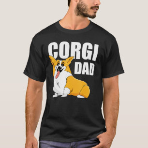 Mens Corgi Vater Pembroke Welsh Corgi Graphic T-Shirt