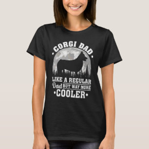 Mens Corgi Vater wie ein regelmäßiger Vater Corgi T-Shirt