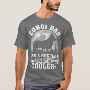 Mens Corgi Vater wie ein regelmäßiger Vater Funny  T-Shirt