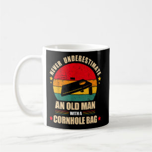 Mens Cornhole Cornhole Player Cornhole Bag Kaffeetasse