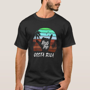 Mens Costa Rica Typ Ausflug Matching Surfer Shaka T-Shirt