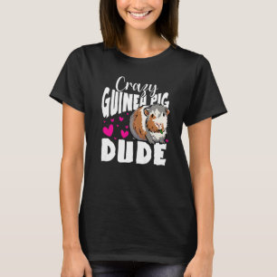 Mens Crazy Guinea Schweinefleisch Typ Graphic Anim T-Shirt