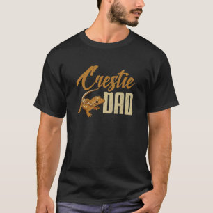 Mens Crested Gecko Crestie Vater Eyelash Lizard He T-Shirt