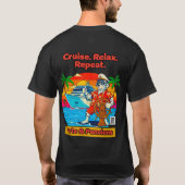 Mens Cruise Relax Repeat TShirt (Rückseite)