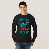 Mens Crypto Onkel Bitcoin Coin Hodl Kryptowährung T-Shirt (Vorne ganz)