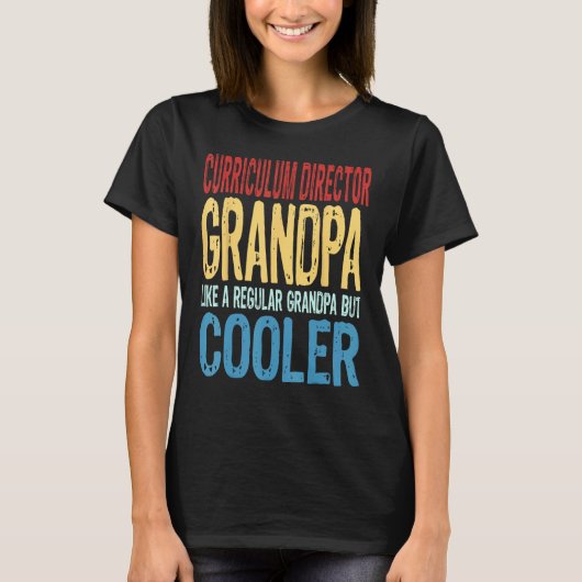 Mens Curriculum Director Grandpa Like a Grandpa b T-Shirt (Vorderseite)