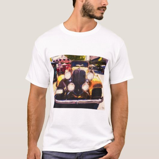 mens custom t shirt classic car (Vorderseite)