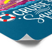 Mens Cute Valentines Day Cruise Squad 20026 Design Poster (Ecke)