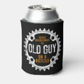 Mens Cycling - Unterschätzen Sie nie einen alten T Dosenkühler (Kanne Rückseite)