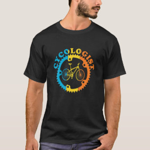 Mens Cycologist Radfahrrad Fahrrad Fahrrad Straße  T-Shirt